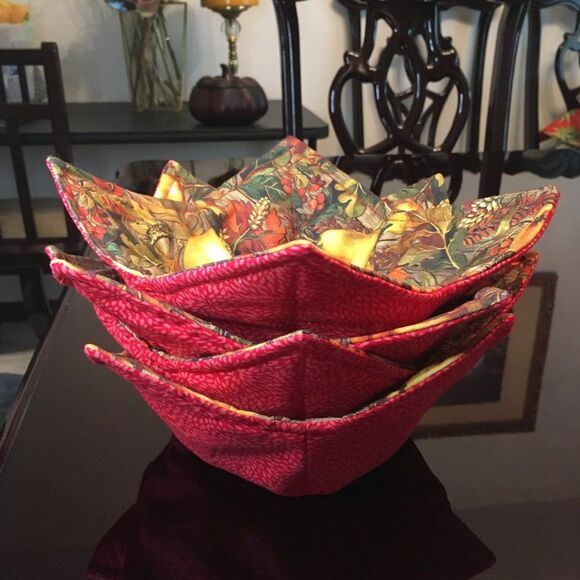 Bowl Cozies (Set of 2) Holiday Gifts and Stocking Stuffers - Picture 1 of 4